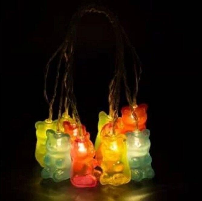 LED-Lichterkette Gummibärchen 2 Meter