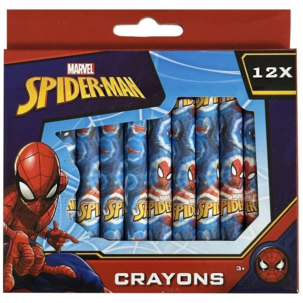 Wachsmalstifte 12 Stück Spider-man