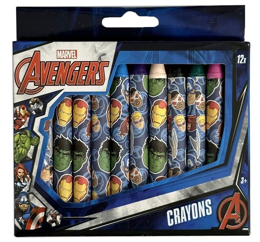 Wachsmalstifte 12 Stück Avengers
