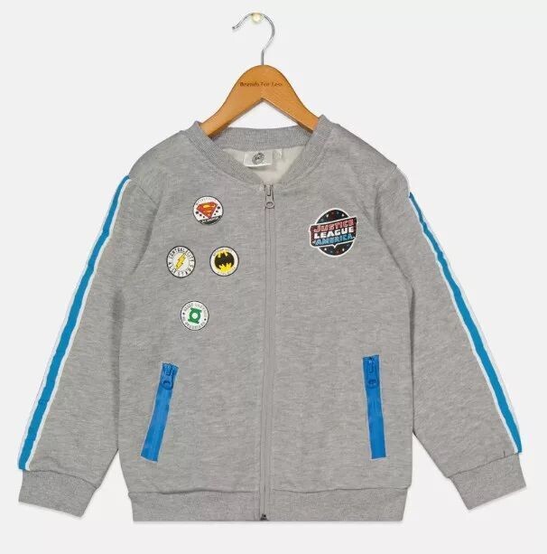 Sweatshirtjacke Justice League grau