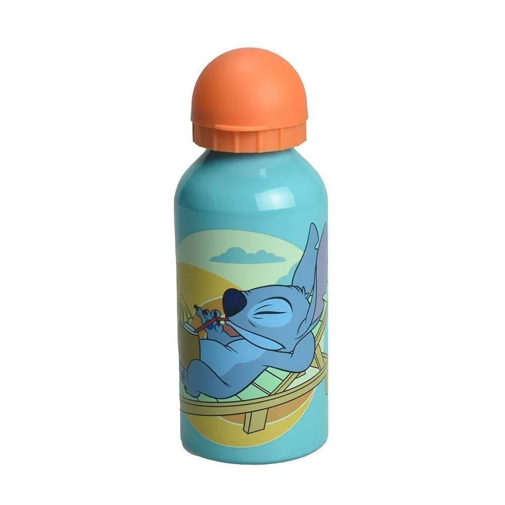 Stitch Alu Trinkflasche mit Sportverschluss