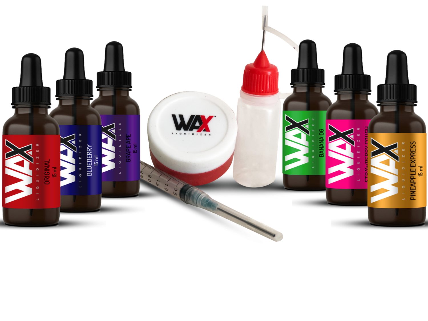Wax Liquidizer Sample Kit - 6 Flavors w/ E Juice Mix Kit