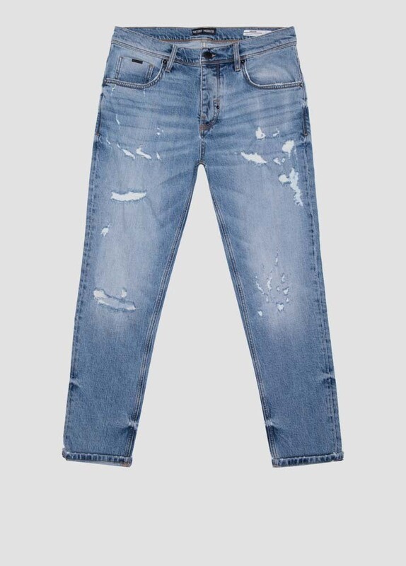 Antony Morato "ARON" blue slim-fit ankle jeans