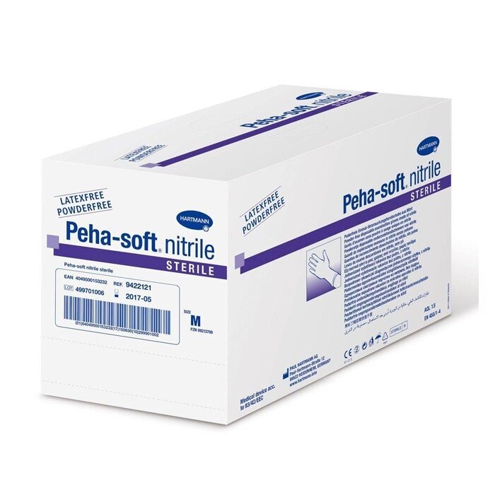 Gants stériles Peha Soft Nitrile  (50 paires)