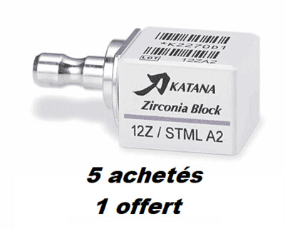Katana Zirconia Block taille 12Z (5 pièces)