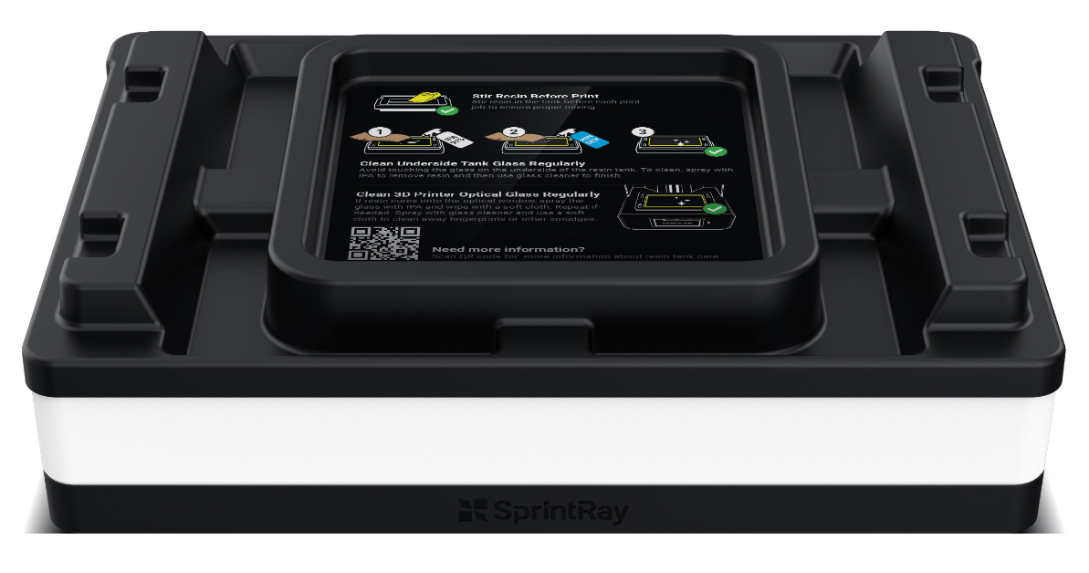 SprintRay Pro 55S Resintank (avec Optical Polish)