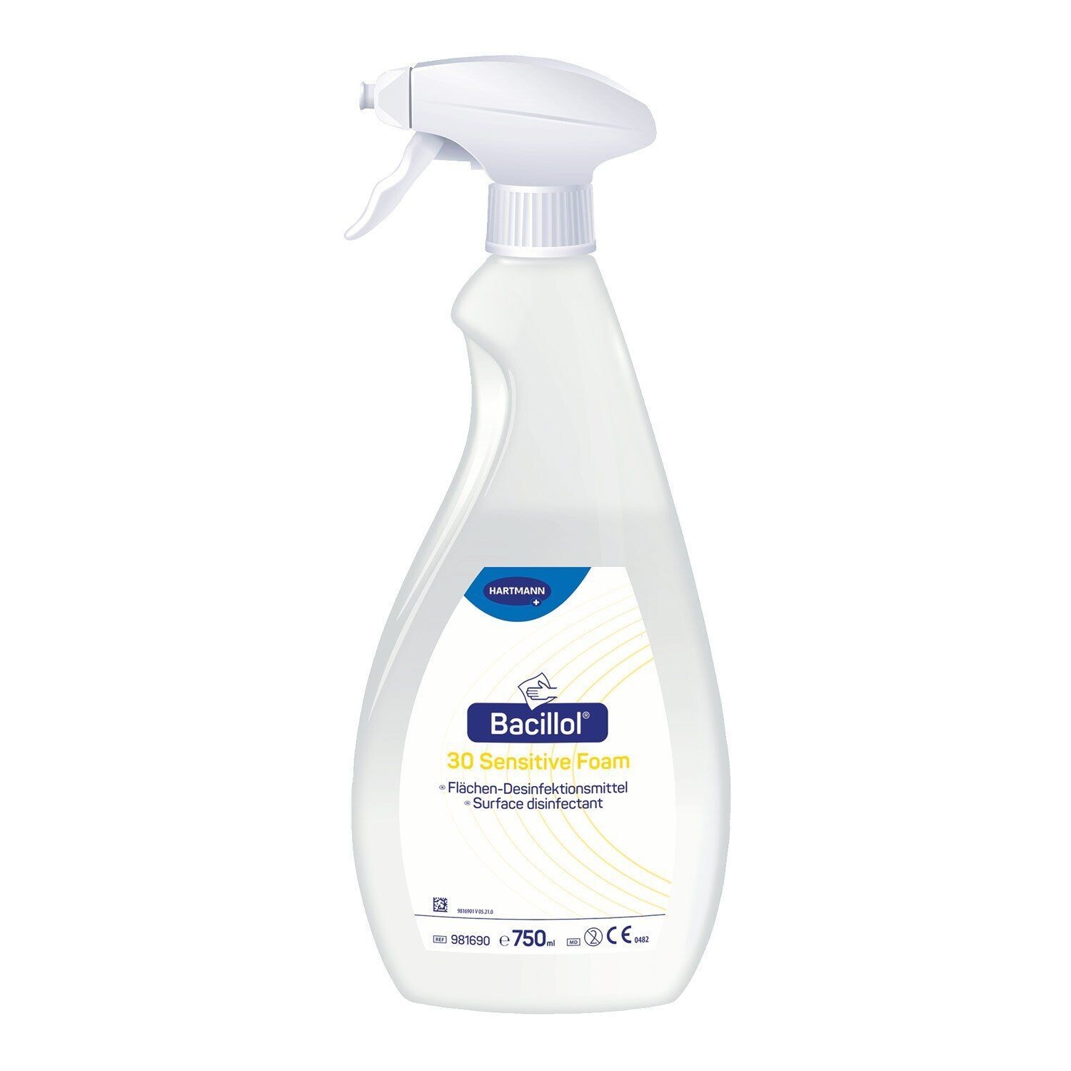 Bacillol 30 Sensitive Foam Hartmann 
(Pistolet de 750ml)