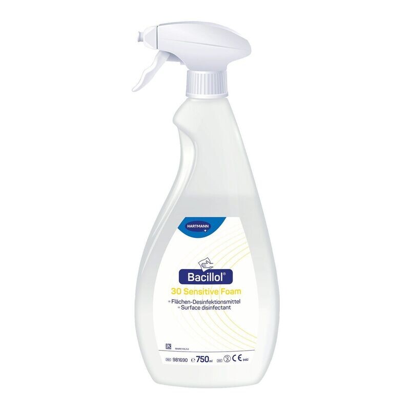 Bacillol 30 Sensitive Foam Hartmann 
(Pistolet de 750ml)