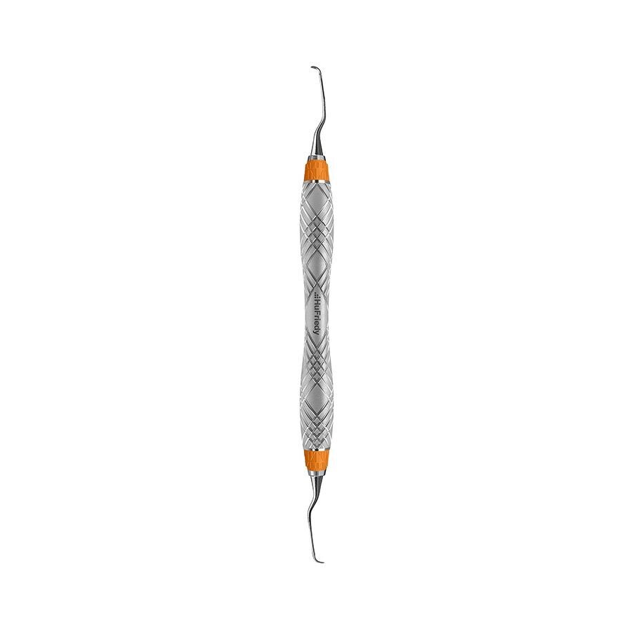 Curette Gracey Mini FiveTM #11/12, EverEdgeTM 2.0, manche #HarmonyTM,
orange Hu-Friedy