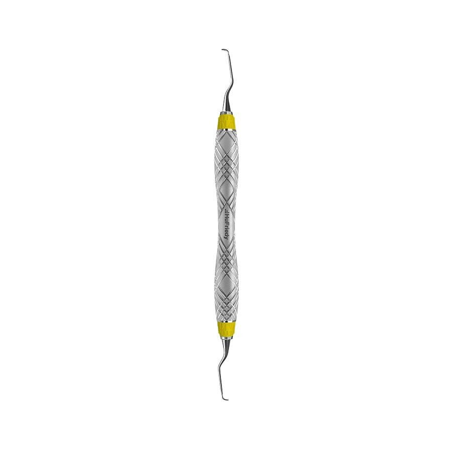 Curette Gracey Mini FiveTM #5/6, EverEdgeTM 2.0, manche #HarmonyTM, jaune Hu-Friedy