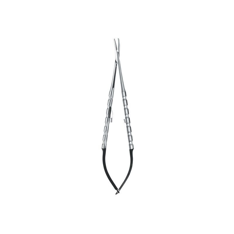 Porte-aiguille Diamond Dusted Castroviejo Microsurgical, courbé, 18cm, Hu-Friedy Porte-aiguille Diamond Dusted Castroviejo Microsurgical, courbé, 18cm, Hu-Friedy