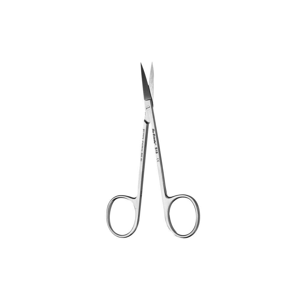 Ciseaux lames courbées, fines, 11,5cm, Hu-Friedy