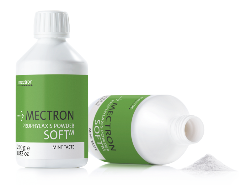 Poudre Prophylaxis Soft M -goût menthe Mectron (4 flacons de 250g)