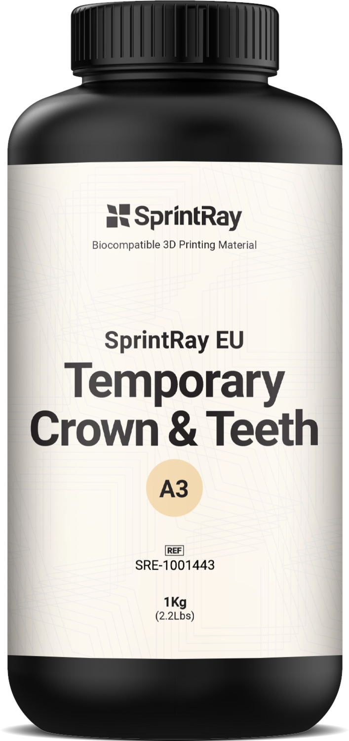 SprintRay Temporary Crown & Teeth (1kg), Teinte: A3
