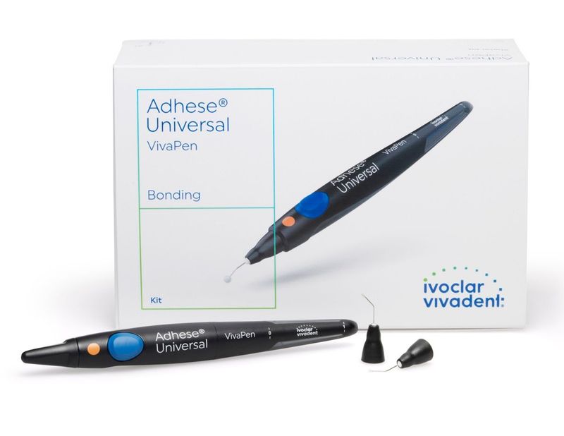 Adhese Universal Kit VivaPen Ivoclar (1 seringue de 2ml + 100 canules-pinceaux et 20 housses de protection)