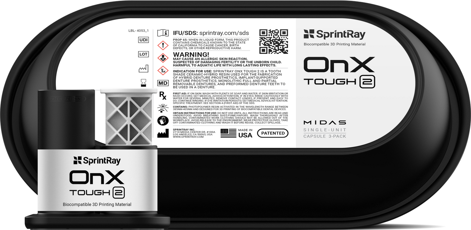 Cartouches OnX Tough 2 pour Midas (Boîte de 3 cartouches)
