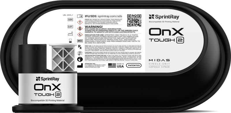 Cartouches OnX Tough 2 pour Midas (Boîte de 3 cartouches)