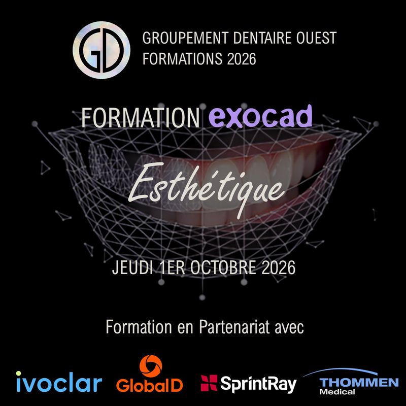 Exocad Smile Creator : Jeudi 1er octobre 2026