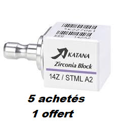 Katana Zirconia Block taille 14Z (5 pièces)