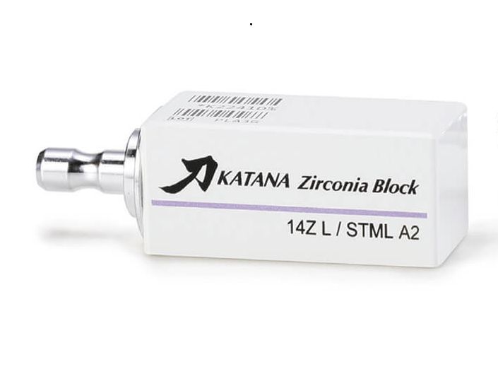 Katana Zirconia Block taille 14ZL (3 pièces) Katana Zirconia Block taille 14ZL (3 pièces)