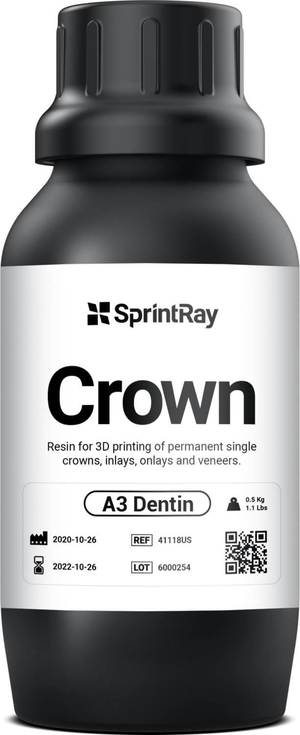 SprintRay Crown (500 g) SprintRay Crown (500 g), Teinte: A3