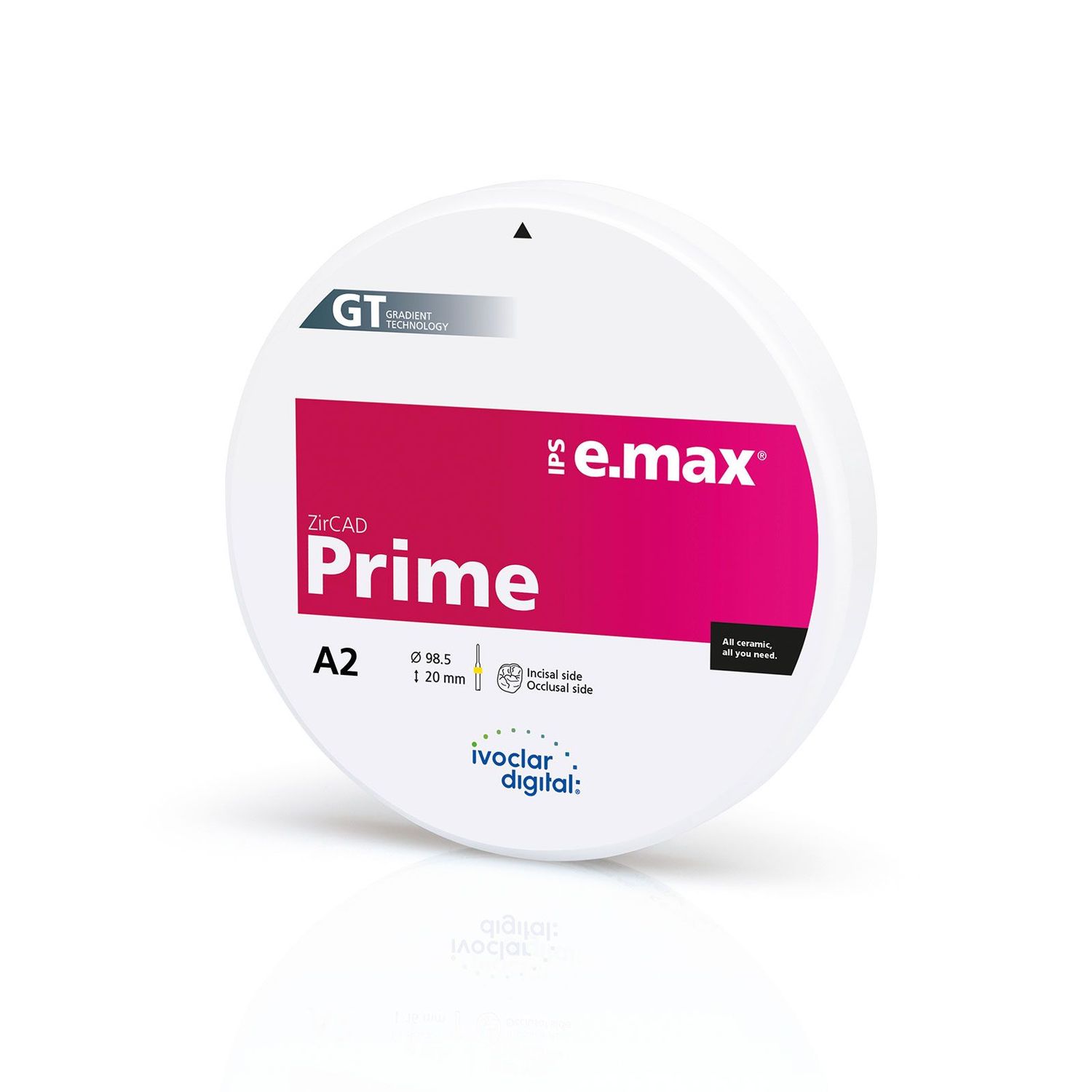 E.Max ZirCAD Prime 16mm : 4 Achetés 1 Offert E.Max ZirCAD Prime 16mm : 4 Achetés 1 Offert, Teinte: A3