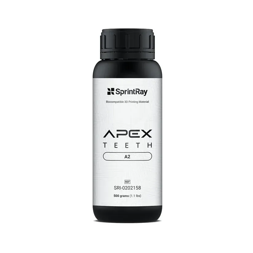 SprintRay EU Apex Teeth - A2 (500g) SprintRay EU Apex Teeth - A2 (500g)