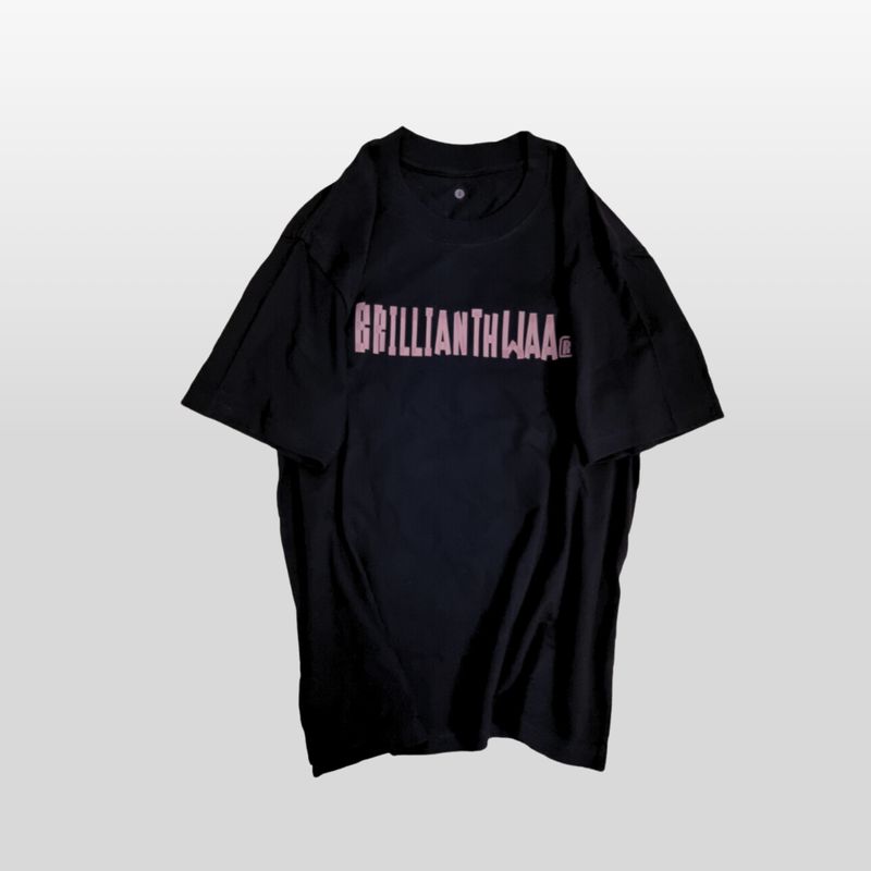 Tea Rose Tape Type "BRILLIANTHWAA®" Oversized T-Shirt