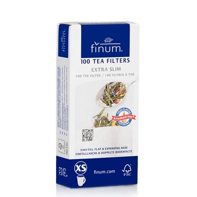 Filtres à thé jetables XS 100 pièces - FINUM
