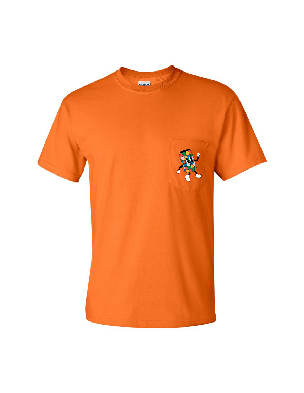 Orange Pocket T-Shirt