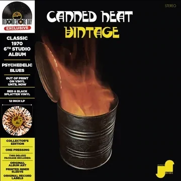 Canned Heat - 2023RSD - Vintage (orange/white/black splatter) LP