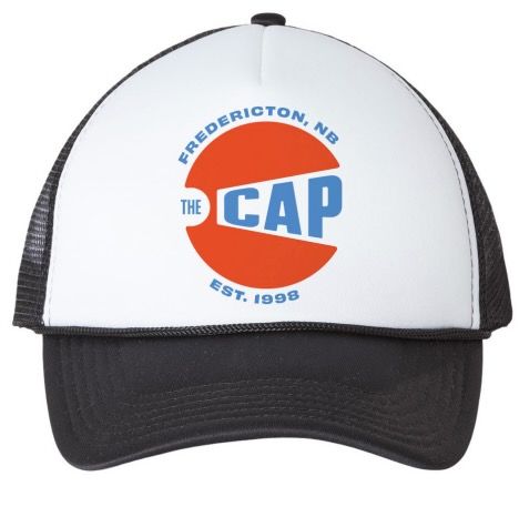Black Trucker Hat - Cap Logo