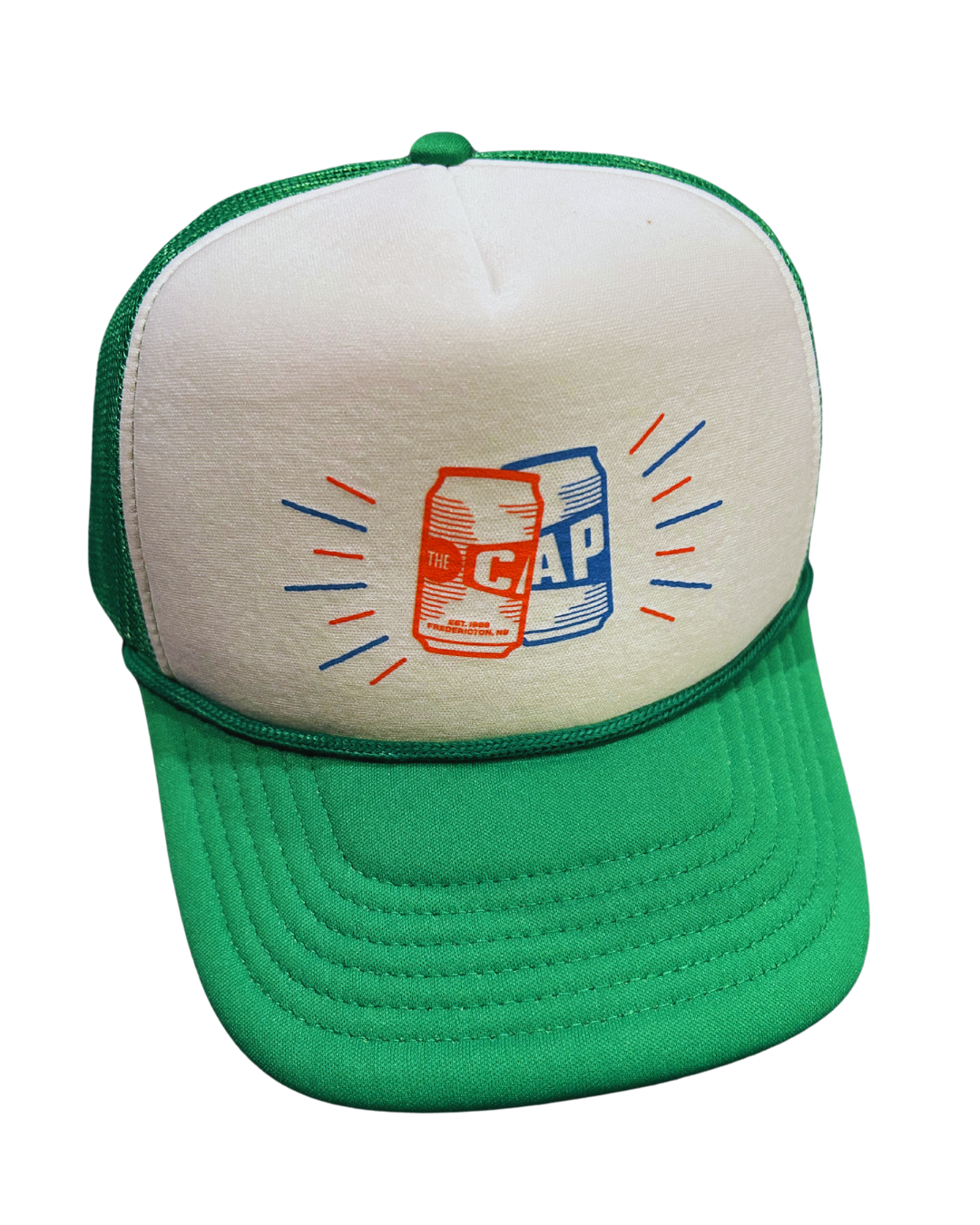 Green Trucker Hat - Cap Can Cheers