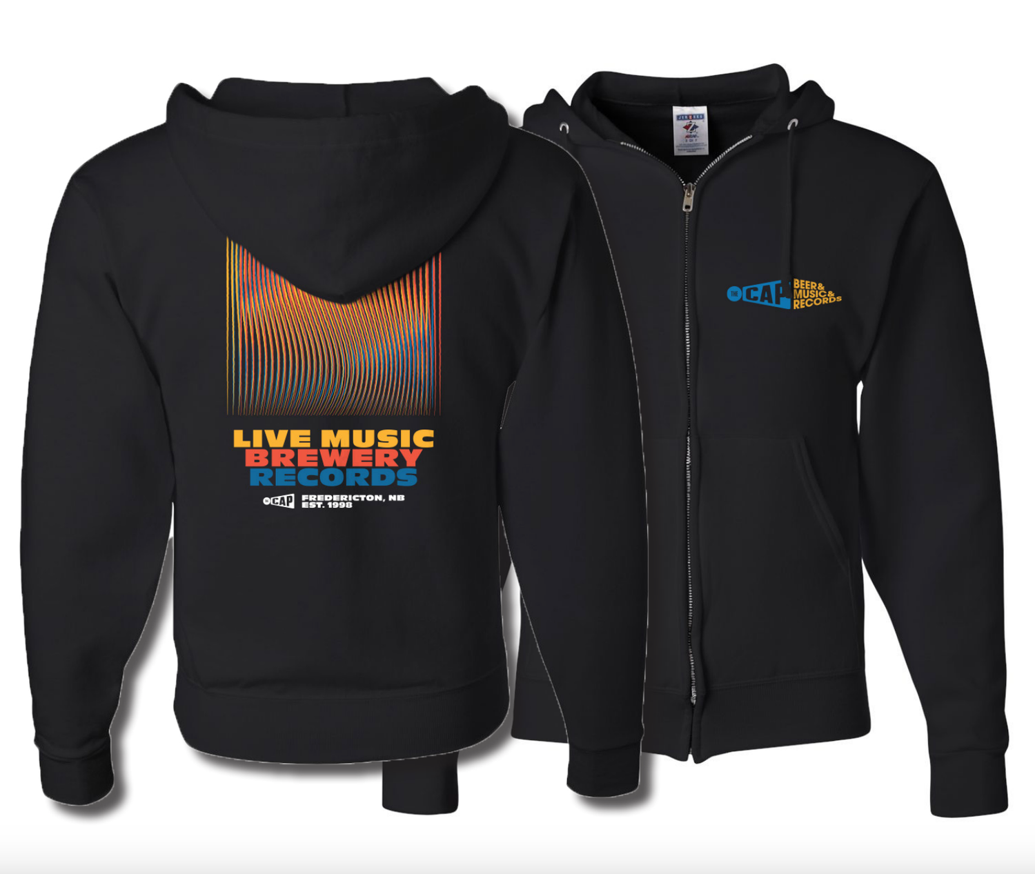 Black Zip Hoodie