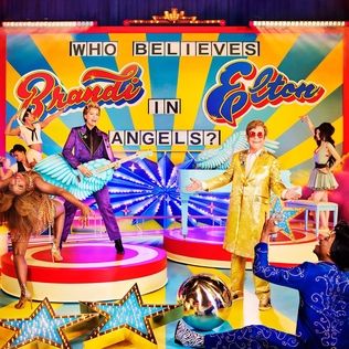 Elton John &amp; Brandi Carlile - Who Believes in Angels LP (Pink Spiral Vinyl)