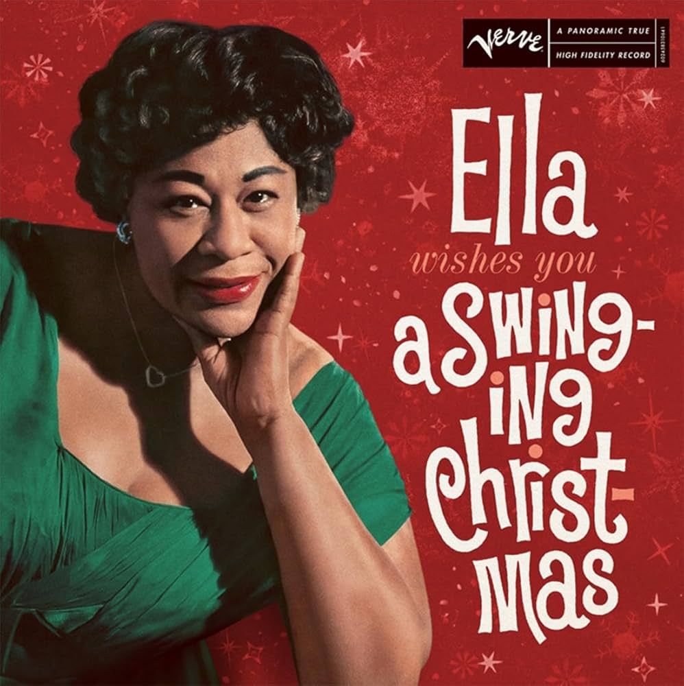 Ella Fitzgerald - Ella Wishes You a Swinging Christmas (red vinyl) LP