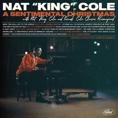 Nat King Cole - A Sentimental Christmas with Nat King Cole and Friends LP