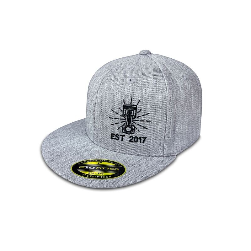 RCG - Flex Fit Hat - Gray Heather with Black Embroidery (Est 2017)