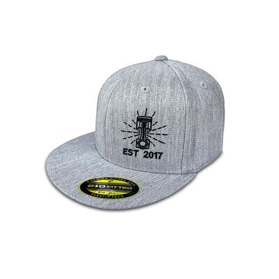 RCG - Flex Fit Hat - Gray Heather with Black Embroidery (Est 2017)