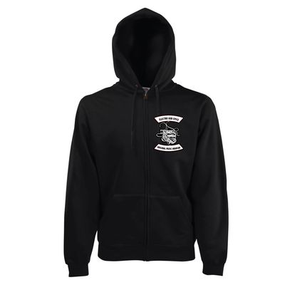 Vestes zippé Noir Biker et Original