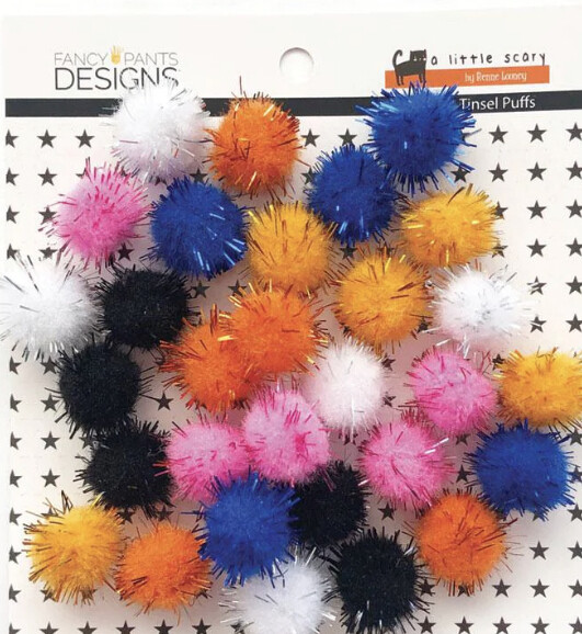 A Little Scary Tinsel Puffs