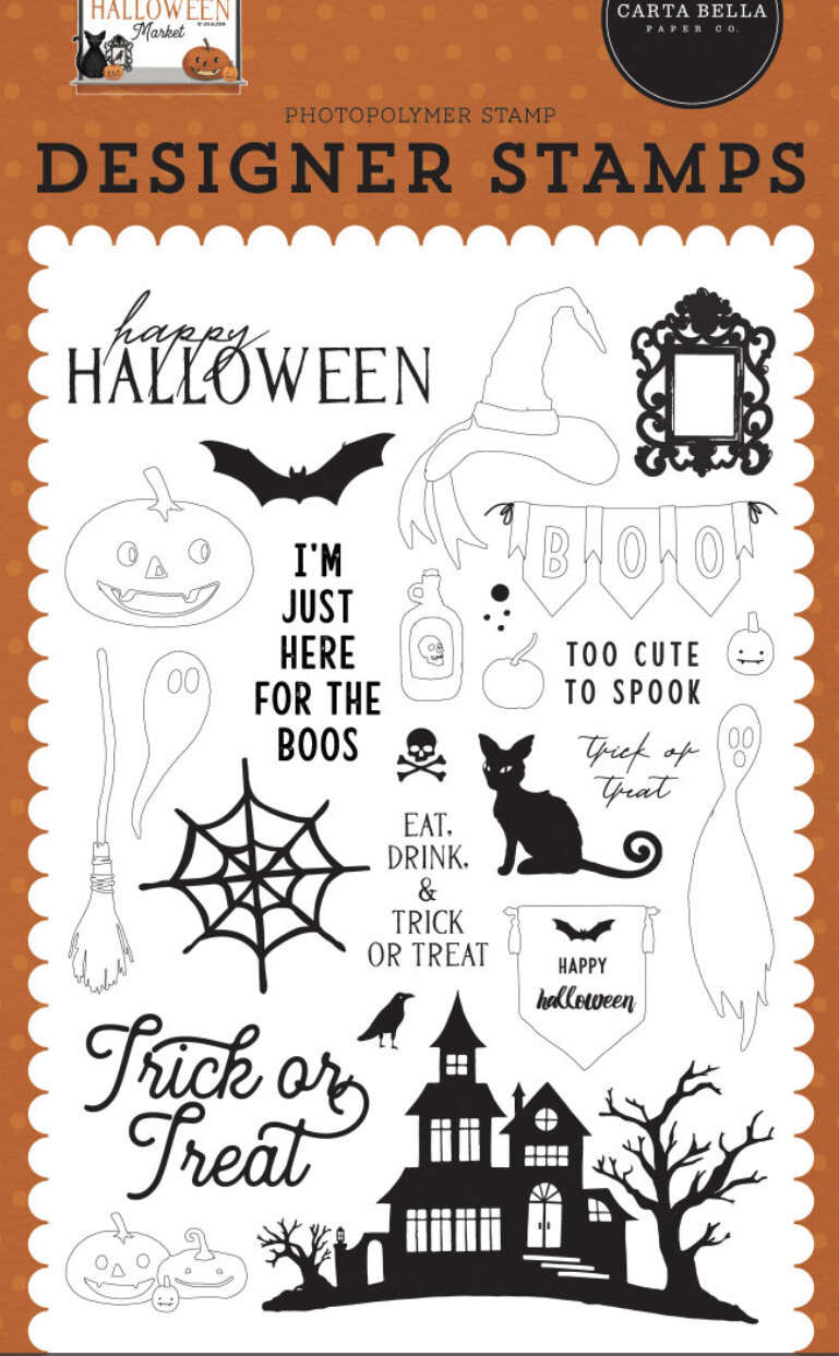 Haunted Night 4x6 Stamp Set