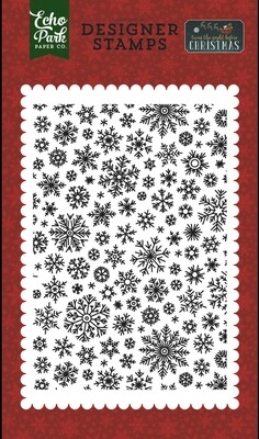 Shimmering Snowflakes 4x6 Stamp Set