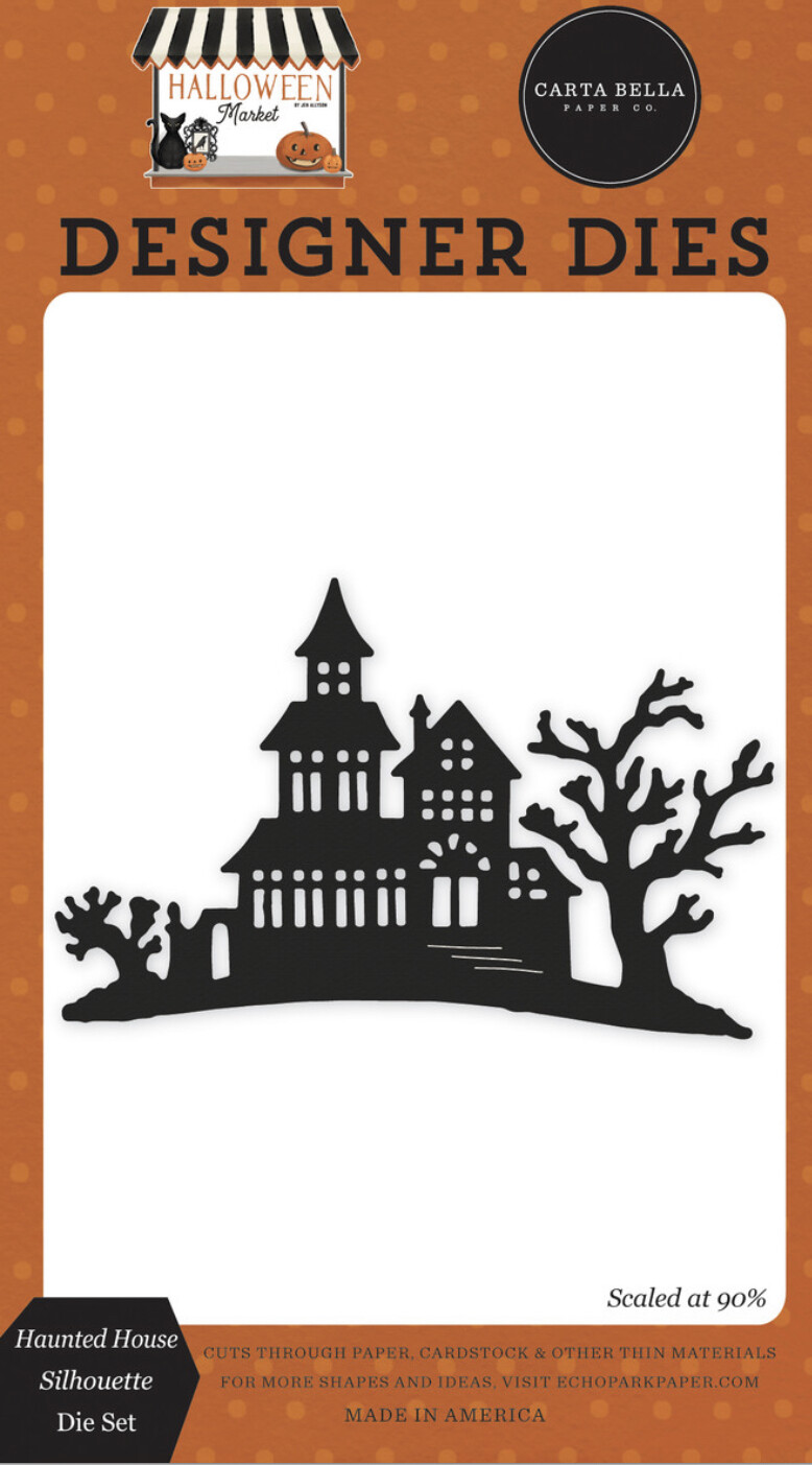 Haunted House Silhouette Die Set
