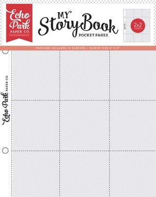 Story Book Pocket 2x2 Sheets 10pgs