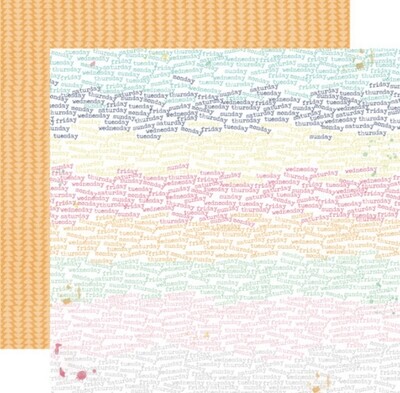 Creative Agenda Days Of The Week 12x12 Sheet