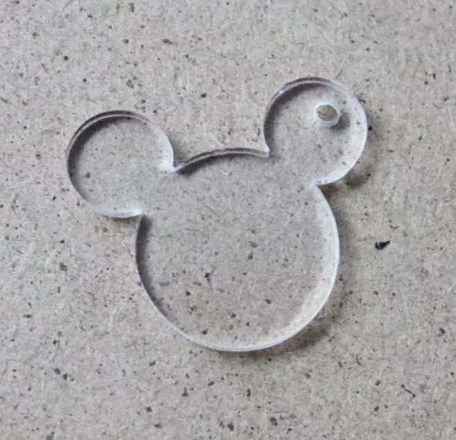 1.5 &quot; Mickey Keychain Blank