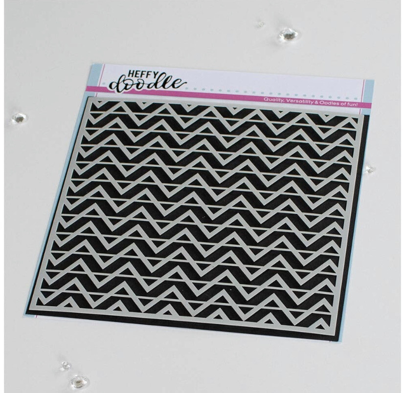 Chevron Fun Stencil
