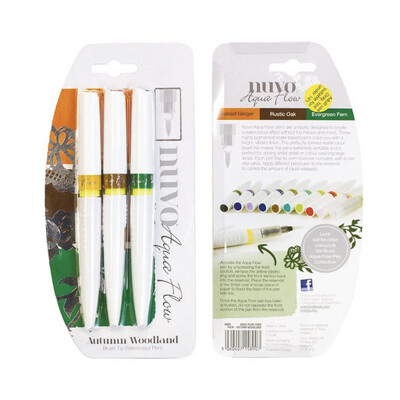 Nuvo-Aqua Flow Pens Autumn Woodland