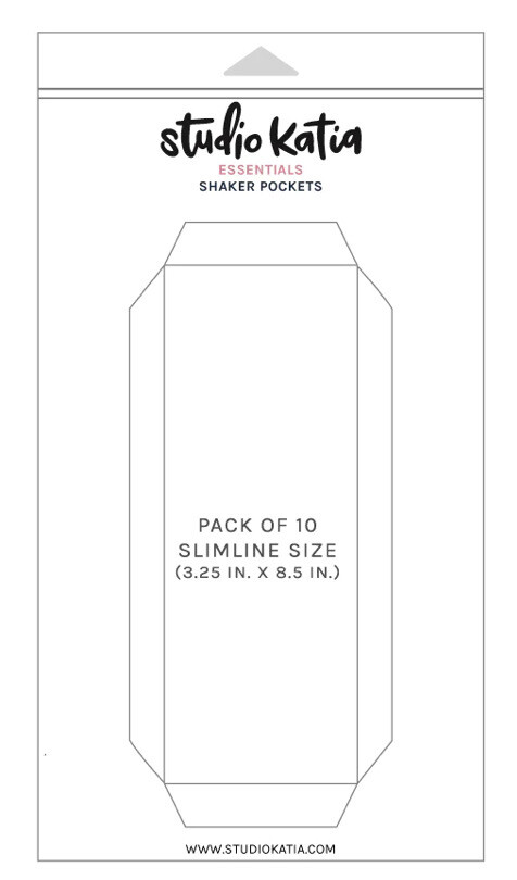Slimline Shaker Pockets 10pk